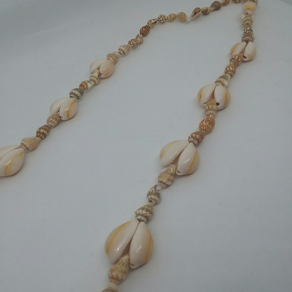 Authentic Seashell Long Necklace - Picture 2 of 3